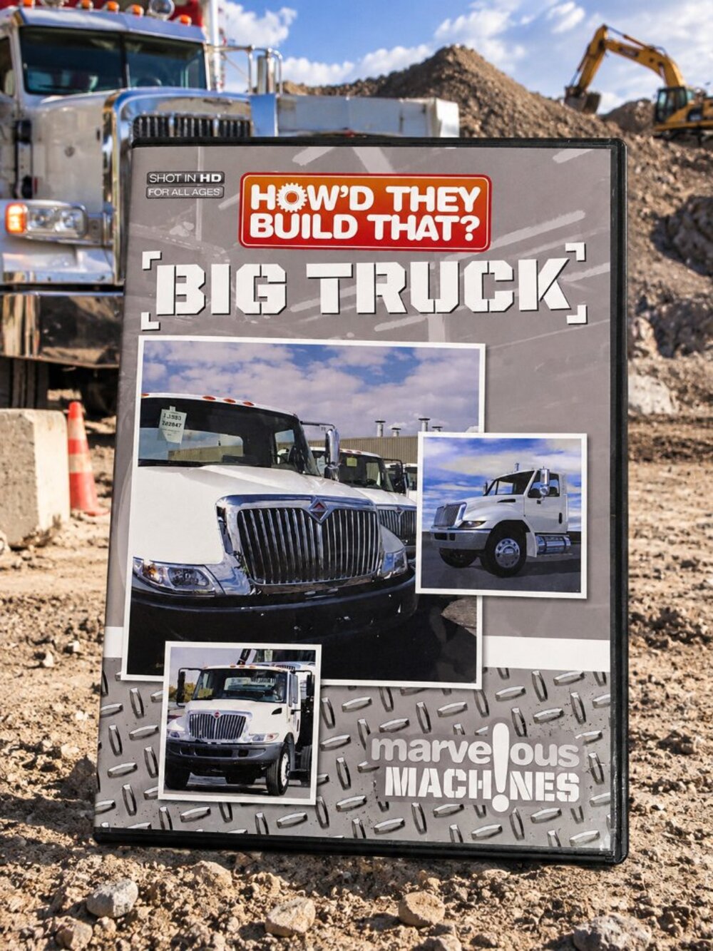 How'd They Build That? : Big Truck (DVD, Region 1) Very Good condition!